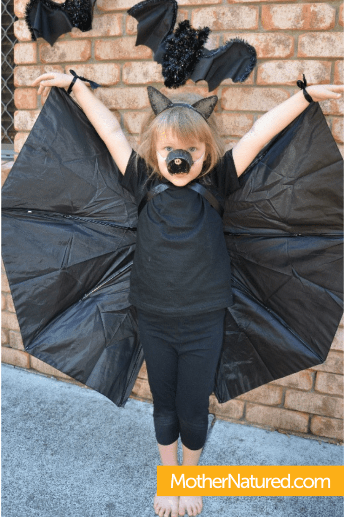 Last Minute Costumes Black Bat