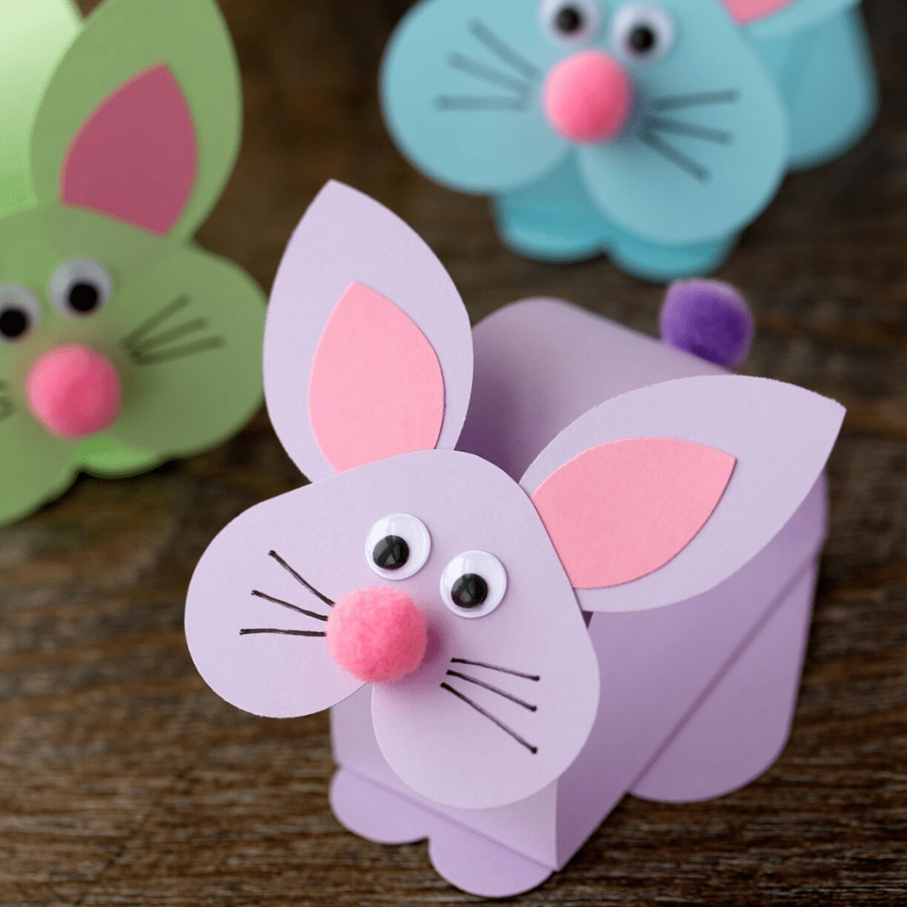 Bobble Head Easter Bunny Craft For Kids
