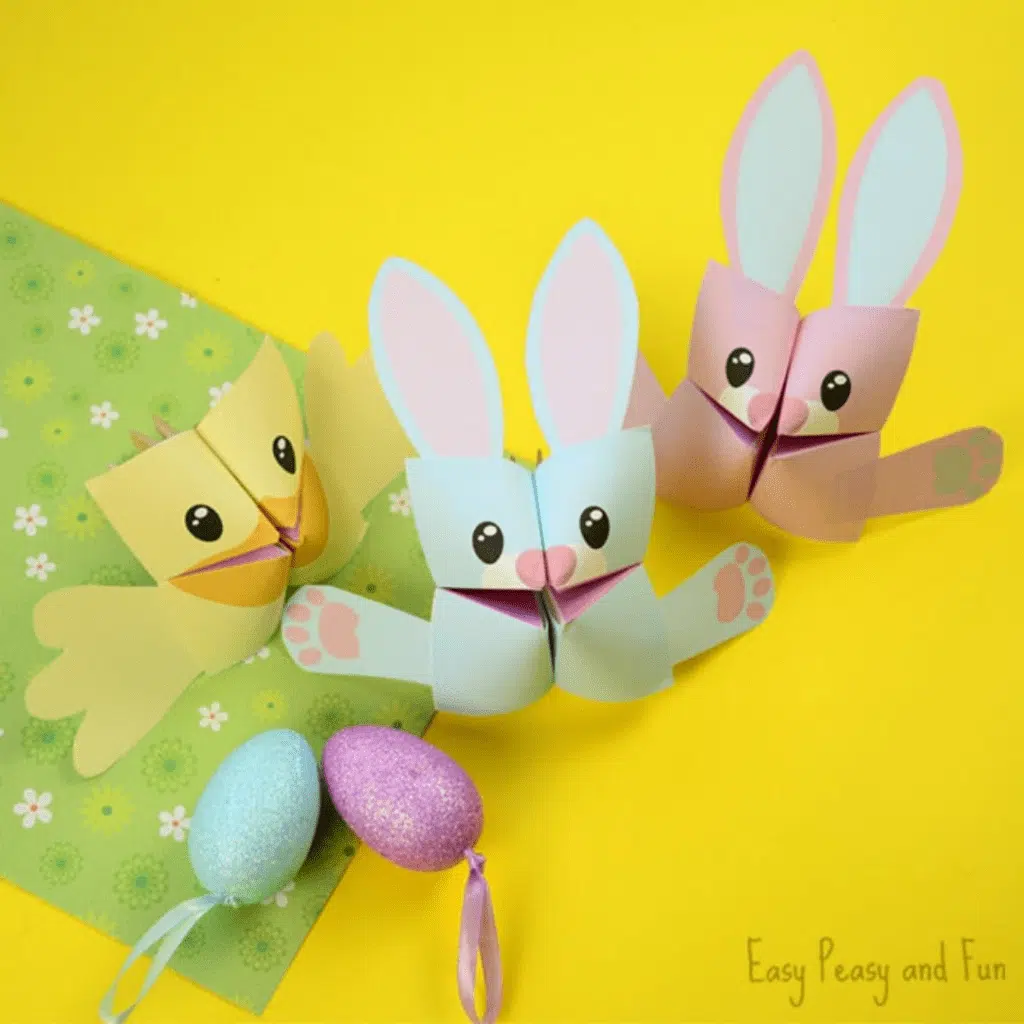 Cootie Catcher Easter Craft For Kids
