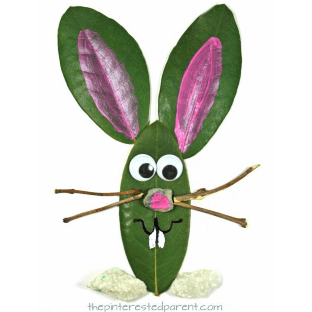 Nature Leaf Easter Craft For Kids