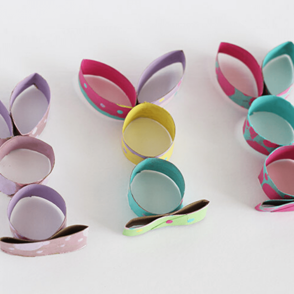 Paper Ring Easter Bunny Craft