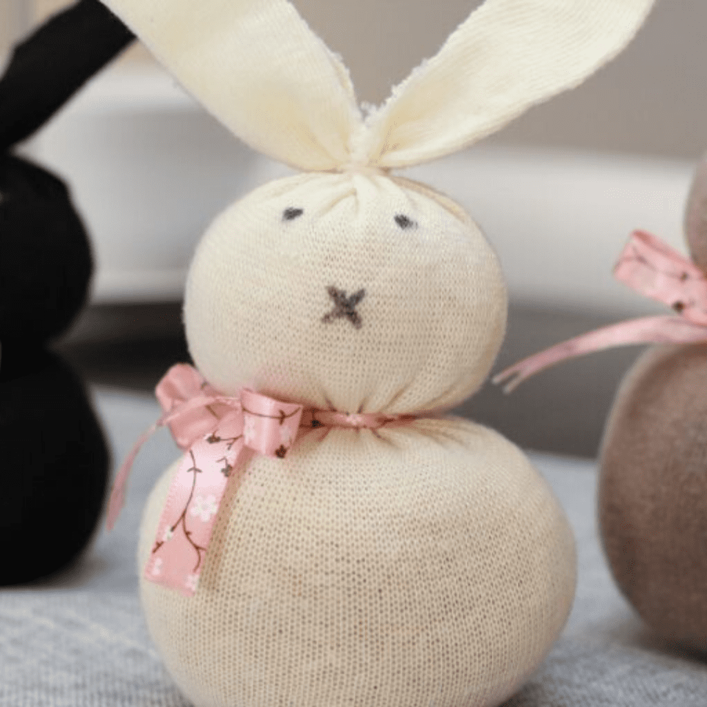 Stuffed Easter Bunny Sock Craft For Kids
