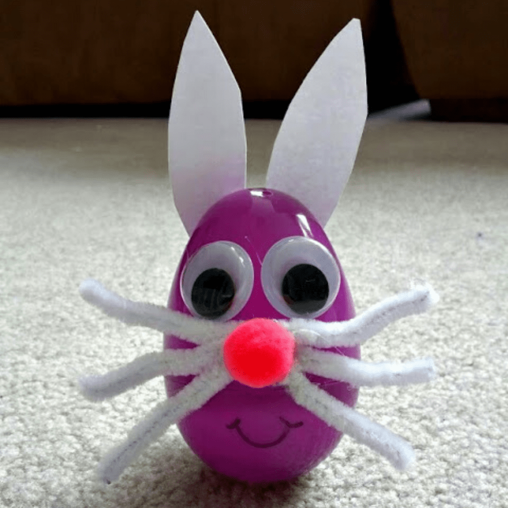 Wobble Bunny Easter Craft