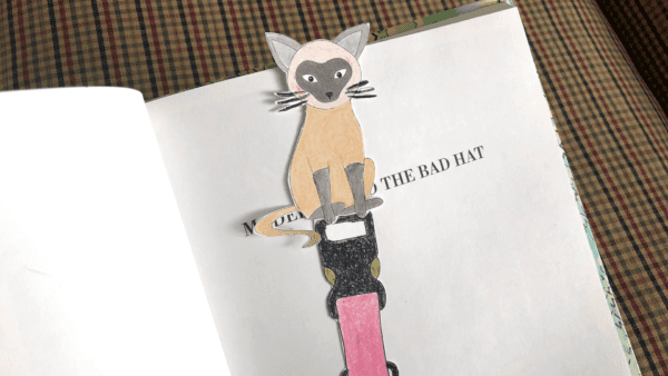 Easy Craft For Kids Cat Bookmarks