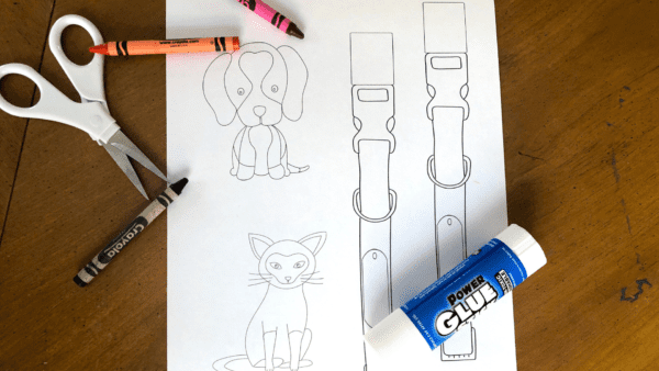 Easy Craft For Kids Dog And Cat Bookmarks Printable