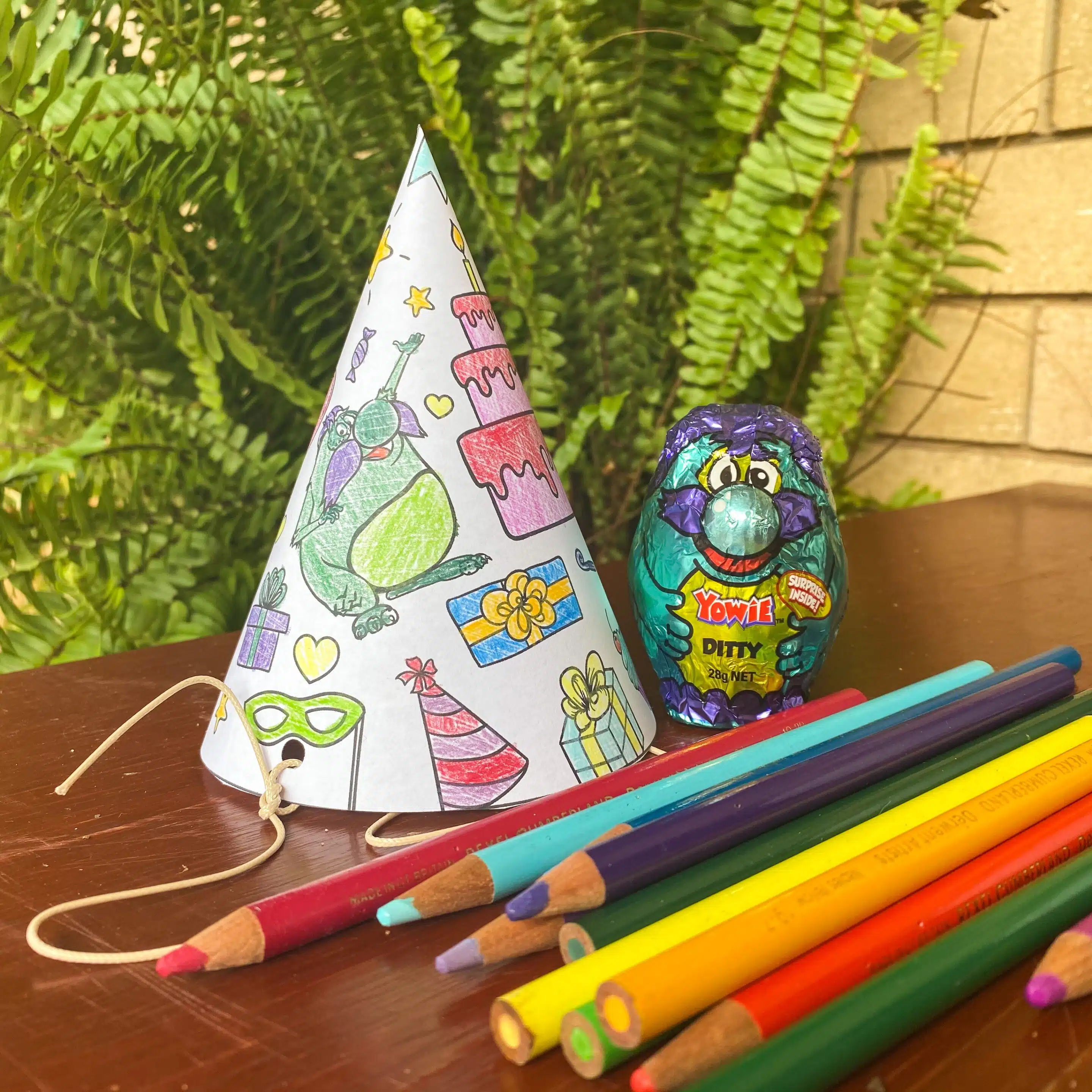 Crafts And Printables Make A Yowie Party Hat