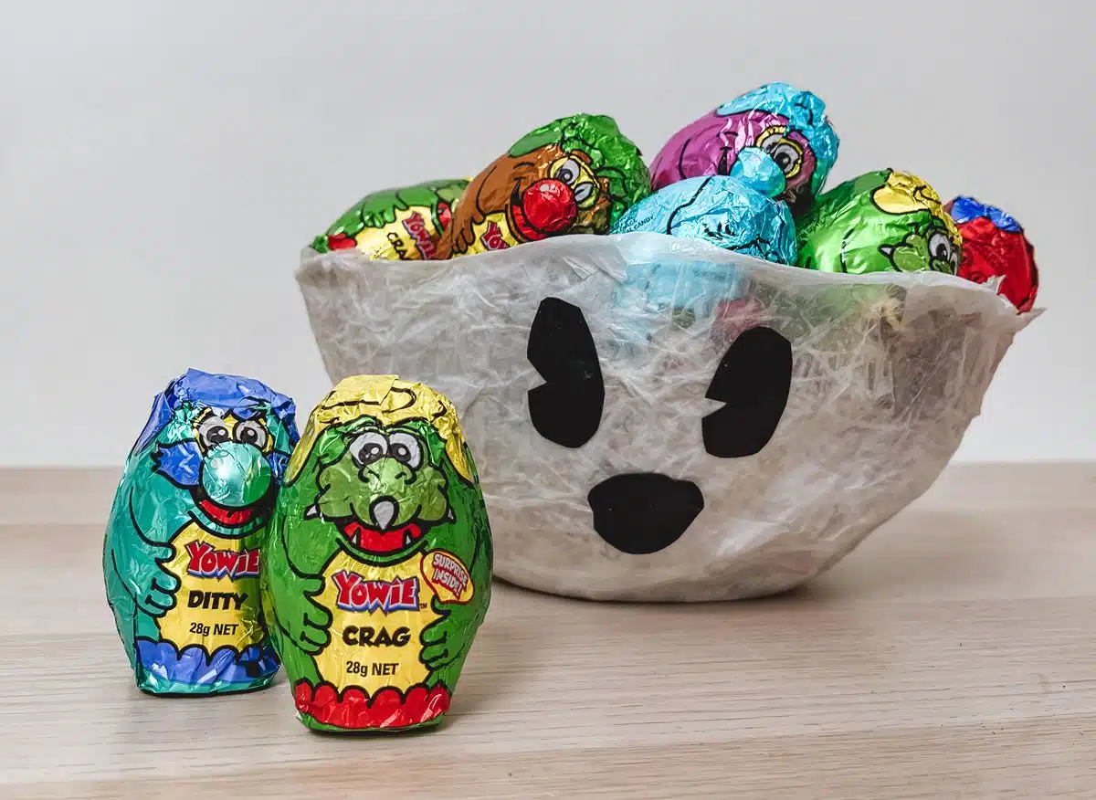 Crafts And Printables Mache Ghost Bowl