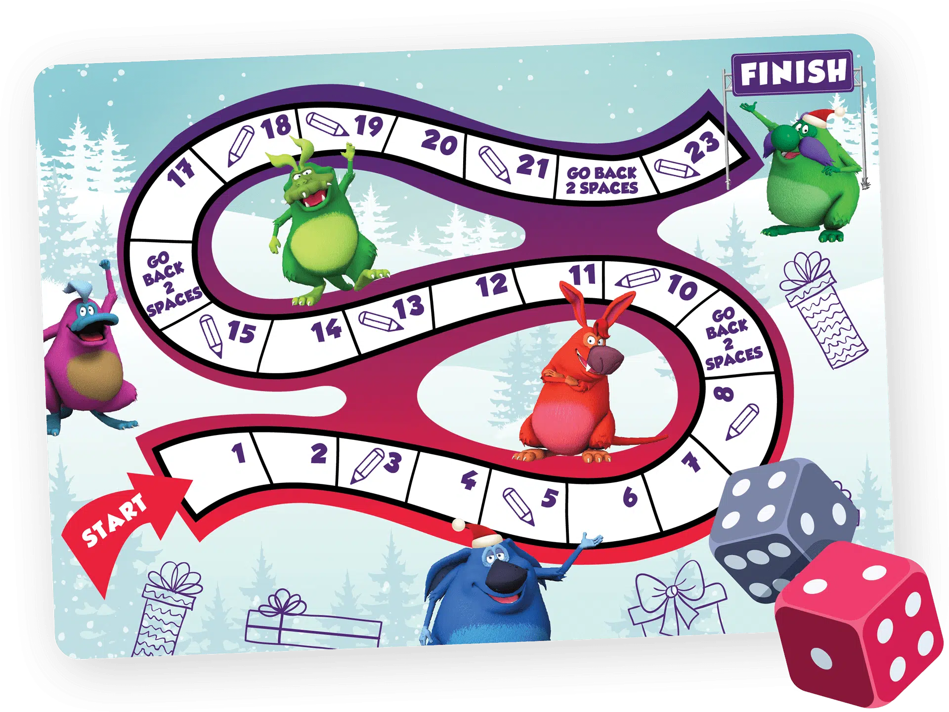 Crafts And Printables Holidays Board Game