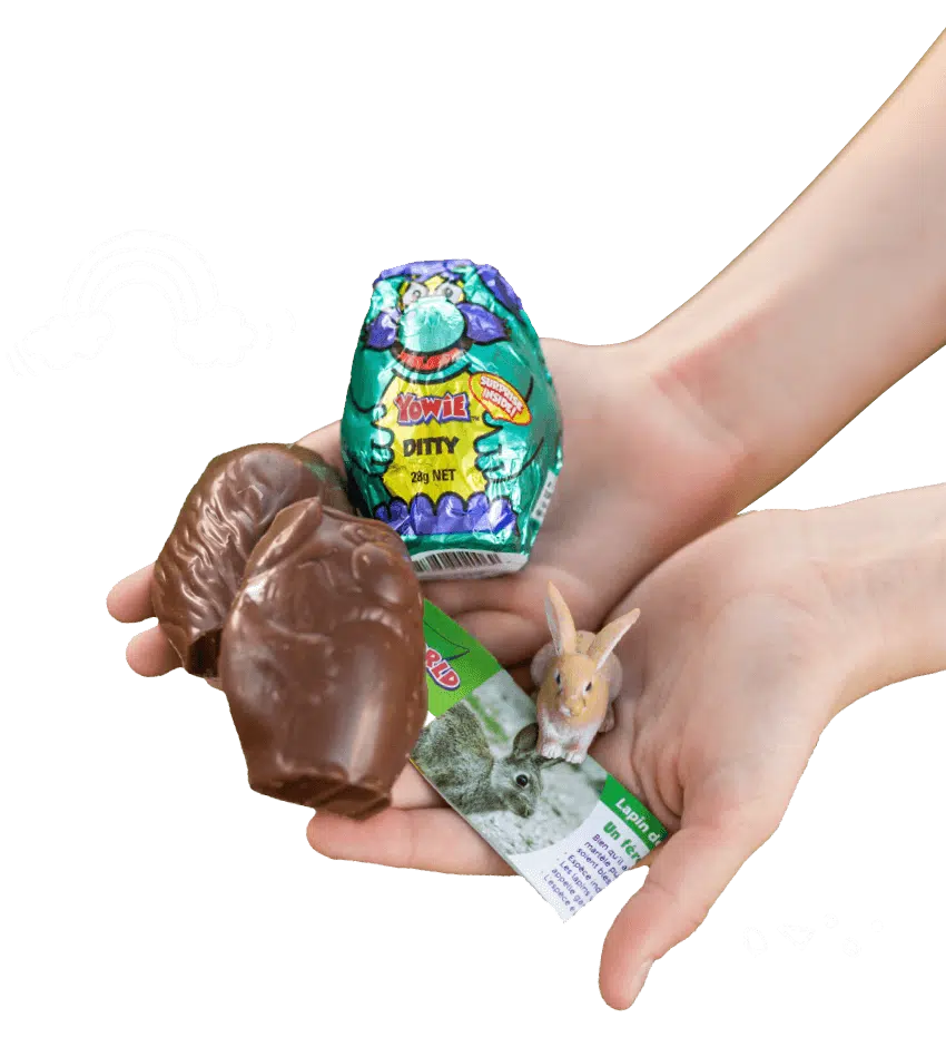 Yowie Hands Holding Chocolate And Toy 02
